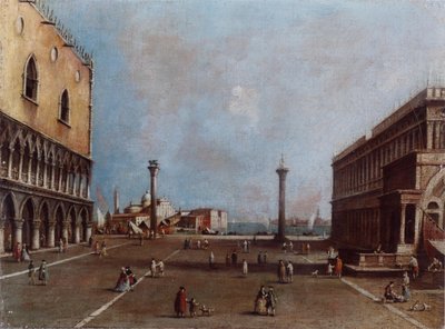 La Piazzetta Richtung Isola San Giorgio von Francesco Guardi